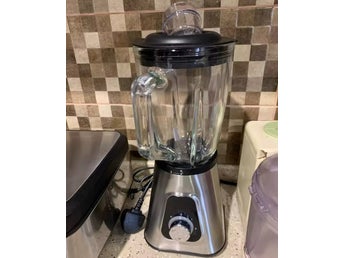 1300W 1,5L multifunktionell matmixer med 600ml resekopp, dubbla hastigheter