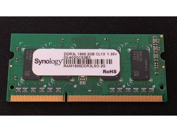 Synology 2GB DDR3L 1866MHz CL13 1.35V RAM Module