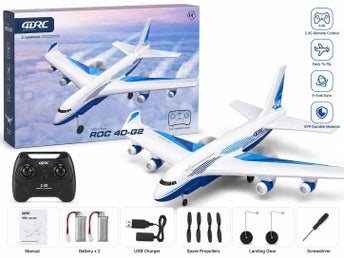 NY QRC ROC 4D-G2 Radiostyrt Flygplan – 2,4 GHz – RC Glider