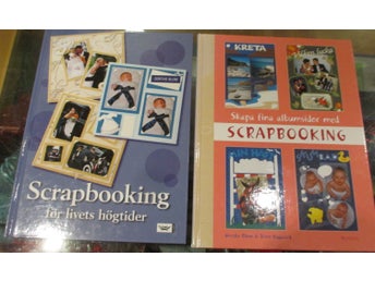 2 böcker om Scrapbooking