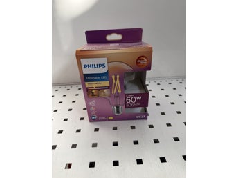 Dimmable LED E27 Lampa, Varmvit 2700K, 5.9W (motsvarar 60W), 806 Lumen
