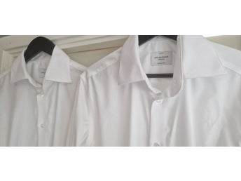Dressmann Premium Slim Fit Skjorta Vit Strl M