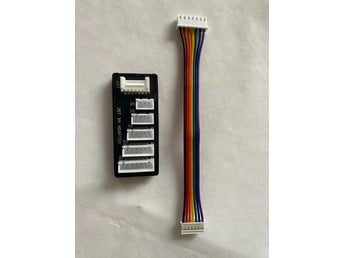 JST XH adapter / balansladdningskort med kabel för 2S-6S Lipo batterier
