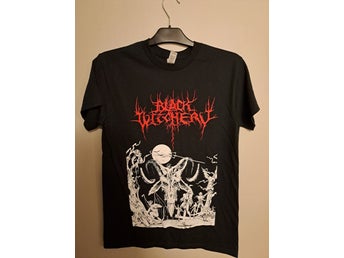 T-shirt Black Witchery "Upheaval Of Satanic Might" - Taille L, Noir, Coton, Marque Gildan, Neuf Sans étiquettes