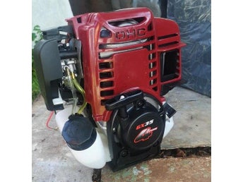 35,8cc 1.2HP 4-takt luftkyld encylindrig bensinmotor,2600-2800rpm,1L bränsletank