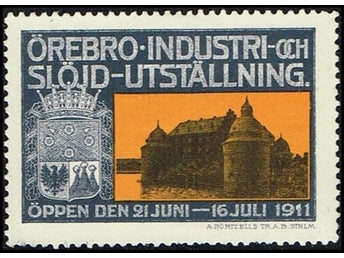 SVERIGE - 1911 - ÖREBRO INDUSTRI och SLÖJD-UTSTÄLLNING