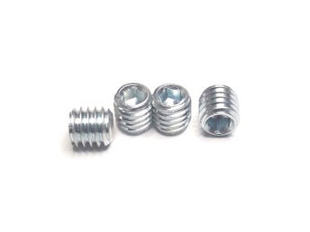Stoppskruv M6 x 6 mm plan FZB 4-pack