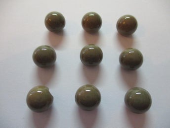 BRUNA KNAPPAR 9 x 10mm