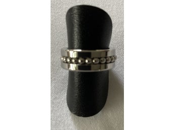 Äkta Bering Ring i rostfritt stål i tre delar st.16,5 mm