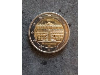 2 Euro Brandenburg 2020 Tyskland Circulated