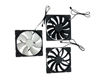 3 st Fractal Design 140mm fläktar 3-Pin (beg)
