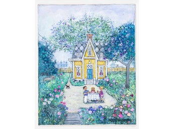 Sommar - Marit Björnegran - Akryl på duk