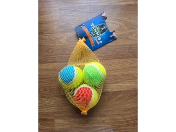 Tennisbollar för hund, 3-pack