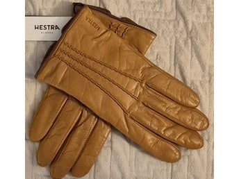 1 par Skinn Handskar HESTRA William Unisex Stl 9,5 Nya Butikspris 1200kr/par
