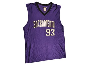 Vintage Ron Artest Sacramento Kings Tröja #93 Lila NBA Herr Storlek Large L