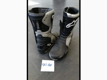 Alpinestars mc stövlar,stl 40, svart Alpinestars mc stövlar,stl 40, svart