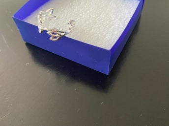 925 Silverpläterad (stämplad) Ring