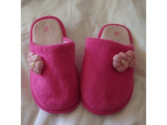 Tofflor Rosa Storlek 33