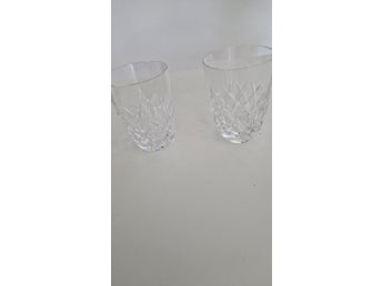 Orrefors 2 stycken selters och Whiskey kristallglas Karolina