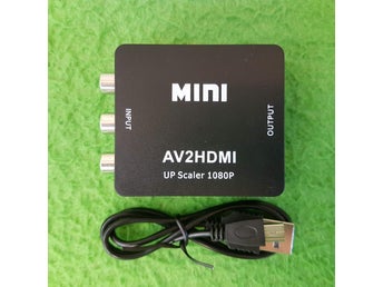NY AV2HDMI converter för HDMI-TV RCA SCART