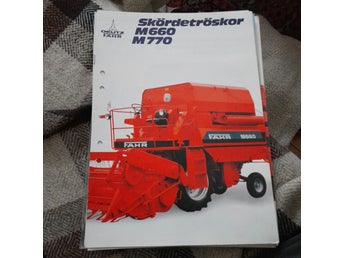 Broschyr Skördetröskor M660 M770