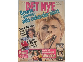 Det Nye - Magazine with David Bowie and Simple Minds -1983