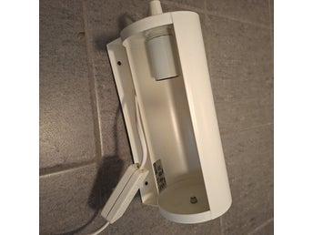 Ikea Lod vit sänglampa vägglampa retro 90-tal