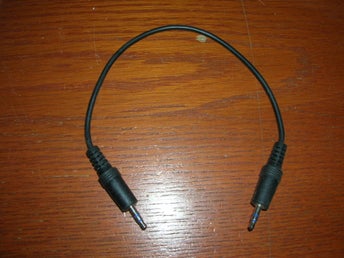 Stereo kabel 0,3m teleplugg 3,5mm hane-hane