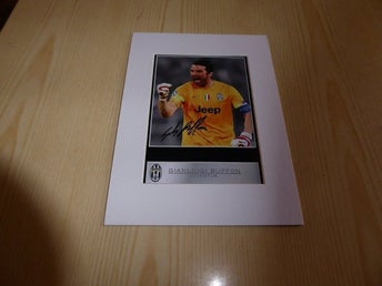 Gianluig Buffon Juventus fotografi med passepartout