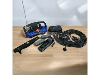 Fjärrkontroll Radio Scanreco G2B 6 funktioner Danfoss PVG 32 AMP 3 joysticks