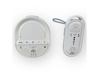 Avent SCD505 Babyvakt Ljudmonitor Blå Vit Barnvakt Baby Monitor
