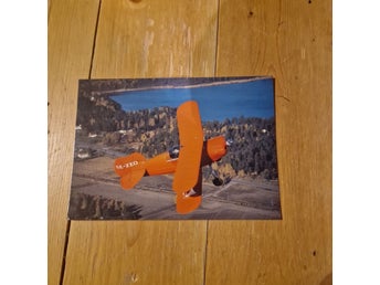 Vykort Pitts S-1S flygplan