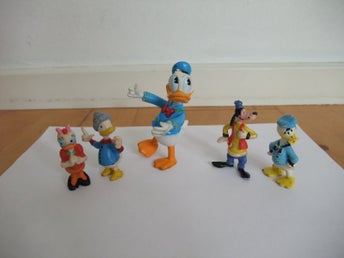 Disney figurer - Kalle Anka, Musse Pigg, Långben