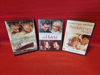 KATE WINSLET - TITANIC / THE HOLIDAY / REVOLUTIONARY ROAD DVD