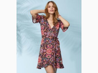 odd molly flower wrap dress