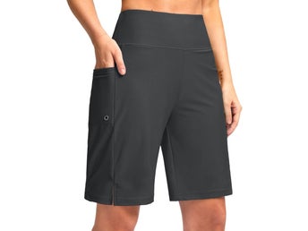 Eleganta Stretchiga Badshorts / Badbyxor För Damer, Storlek L