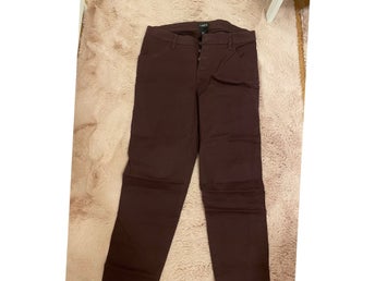 Lindex mörkbruna byxor, storlek EUR 40