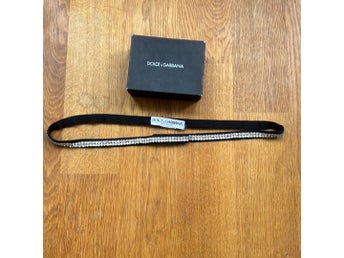 Dolce & Gabbana svart skärp Vintage