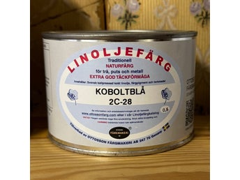 Linoljefärg Koboltblå NY VARA