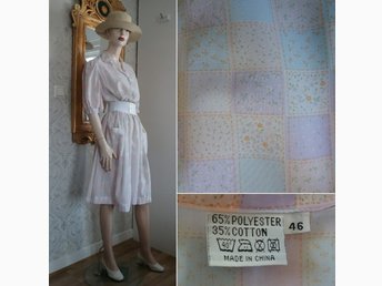 Retro pastellfärgad sommarklänning.. (400062218) ᐈ Vintage retro pastellfärgad randig klänning sommarklänning