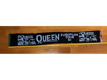 Queen-Konserthalsduk från sista Europa turnén ”Queen European Tour 86”