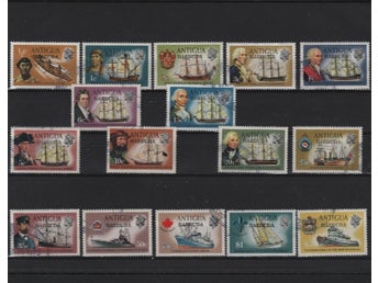 Barbuda (Antigua) 1973 Fartyg genom åren 16v stämplad serie.