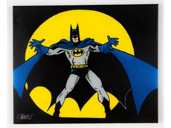 Batman (Läderlappen) - Petter Thoen - Akryl på duk