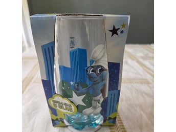 Smurf Glas I förpackning.