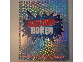 Rekordboken En rolig bok både för barn och vuxna. FINT SKICK.