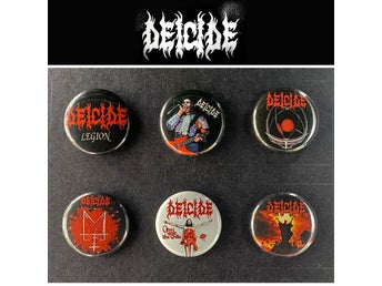 6 st Deicide pins (25 mm) * gratis porto *