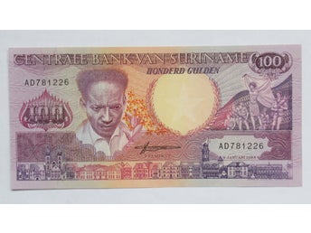 Suriname 100 Gulden 1988
