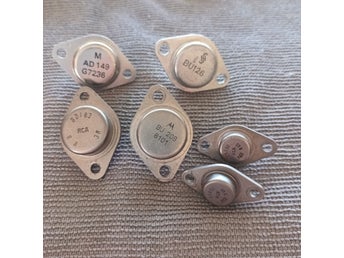 Blandade transistorer - AD149, BU126, BD183, BU208, 16090, 16091