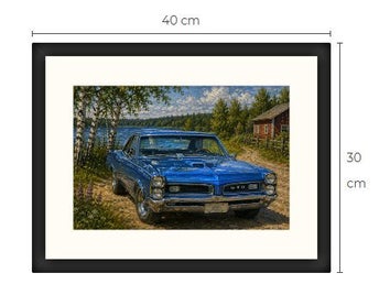 Pontiac GTO Art print tavla Limited Edition #reapåtradera