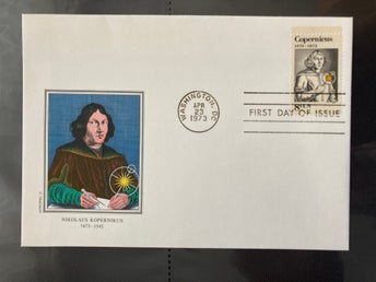 USA 1973 Astrophil FDC Nicolaus Coperincus 8c Polish Astronomer